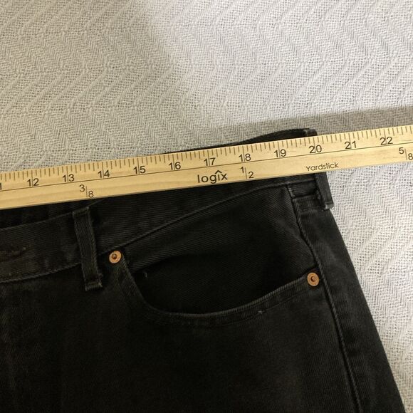 Levis Jeans 550 Mens 40x36 Relaxed Fit Jeans Black Denim Dark Wash Straight Leg - Picture 10 of 12